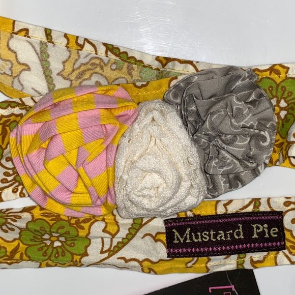 Mustard Pie  Headband Alice Wrap Pink Lemonade NWT - Picture 3 of 6